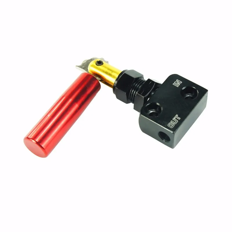 black color aluminum Brake Proportion Valve Racing Lever Type Brake Bias Adjuster YC100629