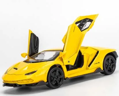 LP770 1:32 модель спортивного автомобиля литой под давлением, звуковой светильник, Супер гоночный подъемный хвост, горячее автомобильное колесо для детей