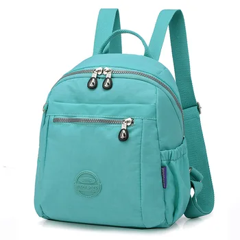 

J-1309# 9 colors New Fashion nylon cloth shoulder bag Women Casual Travel Bag female light Nylon Backpack