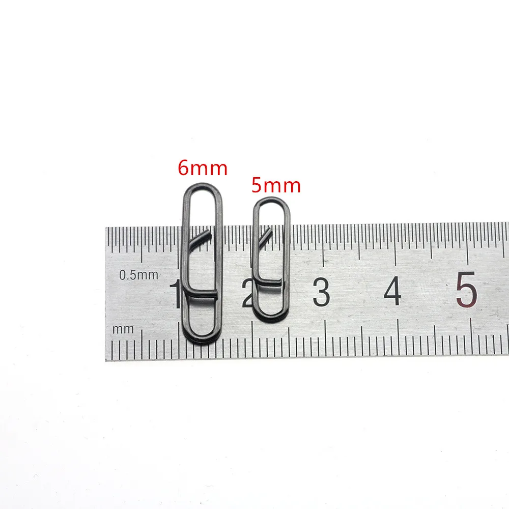 Rompin 50 шт./партия Прочная нержавеющая сталь БЫСТРОРАЗЪЕМНАЯ Рыболовная Снасть с защелкой Быстросменные свинцовые звенья зажимы Блокировка аксессуары