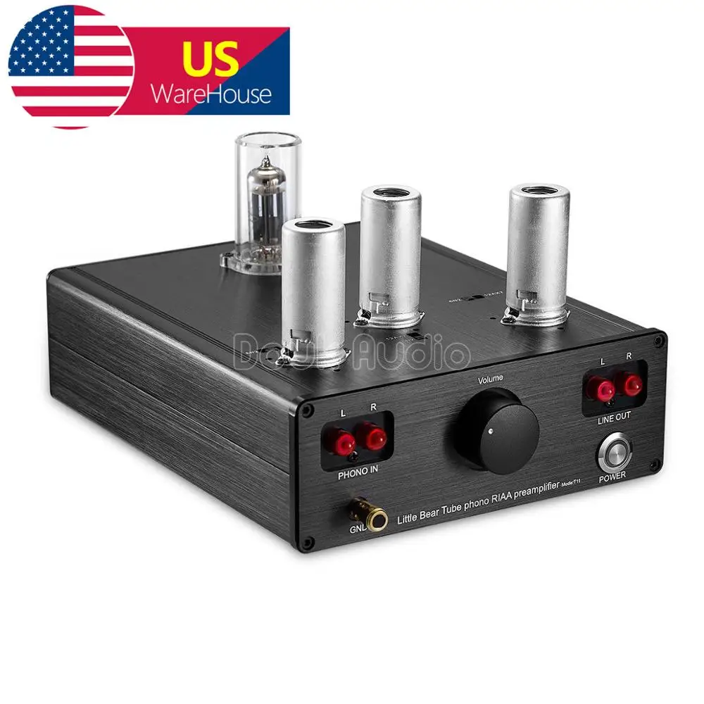 

Nobsound MM RIAA 6N2/12AX7 Tube Phono Turntable Preamplifier LP Vinyl Pre-Amp