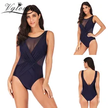 VGTOWN размера плюс 6XL сдельный Купальник бразильский комплект бикини Горячая Пляжная одежда размера плюс купальник женский бикини черный купальник