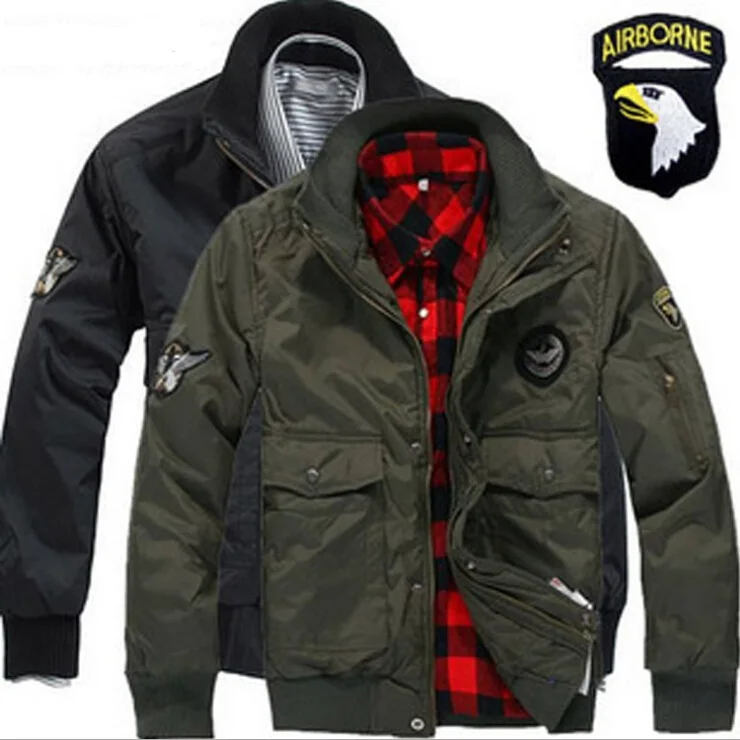 Aliexpress.com : Buy Men Military Jackets Air Force Padded