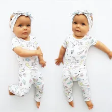 Летняя одежда для маленьких девочек; повседневная одежда с короткими рукавами для новорожденных; одежда для маленьких девочек из 3 предметов; комплект одежды для малышей