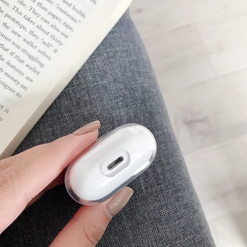Case For Airpods 2 Case Cartoon Cute Transparent Crystal Hard Case For Airpods 1 Cover For Air Pods Cover Protective Anime Box