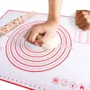 Reusable Silicone Baking Mat Eco-Friendly Mat For Rolling Dough Pad Large Non-stick Oven Patisserie Baking Accessories Tools New 2