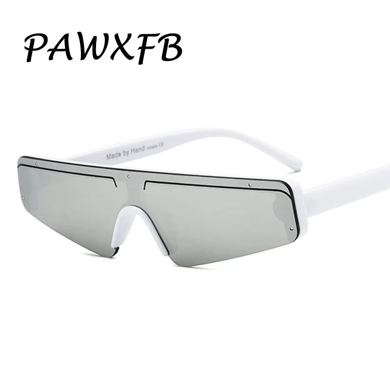 Модные зеркальные солнцезащитные очки PAWXFB для мужчин фирменный дизайн