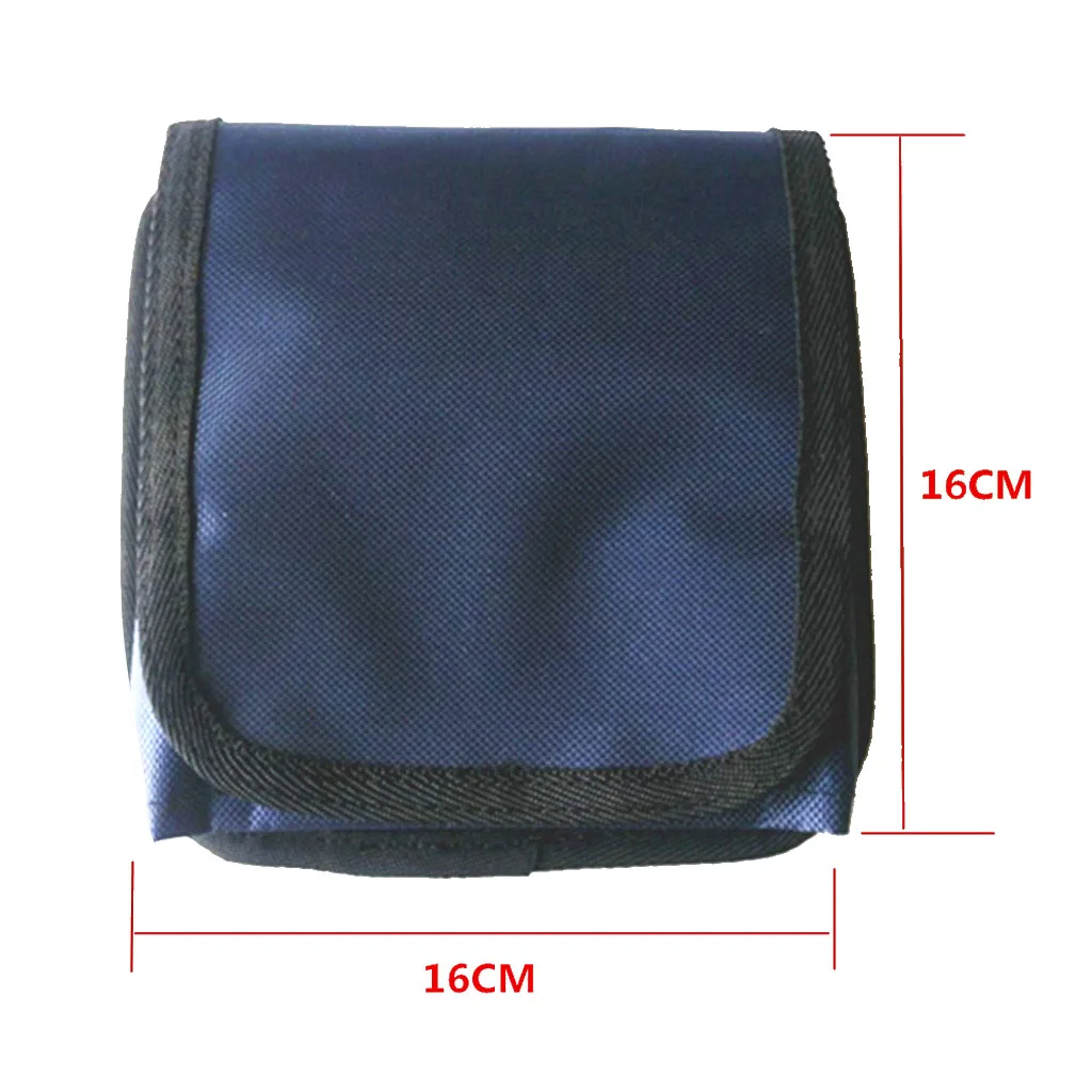 Heavy Duty Scuba Diving Pocket Pouch Weight Belts - Belt 4.9ft x 2'' Pocket 6.3'' x 6.3''