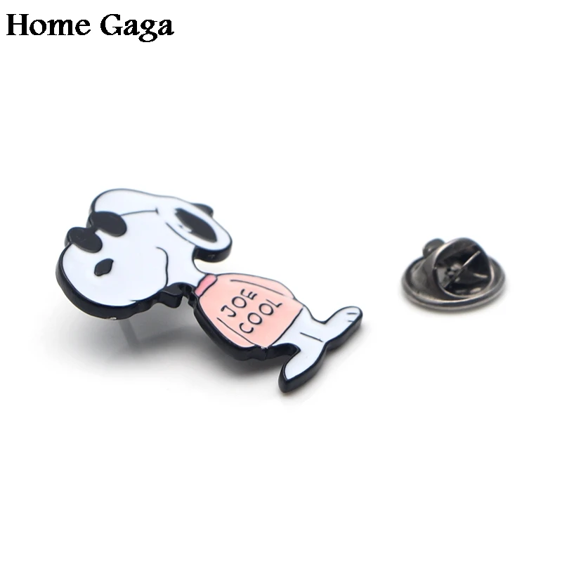 Homegaga собака мультфильм цинковый сплав галстук булавки значки para рубашка сумка одежда рюкзак броши для обуви Значки украшения D1834