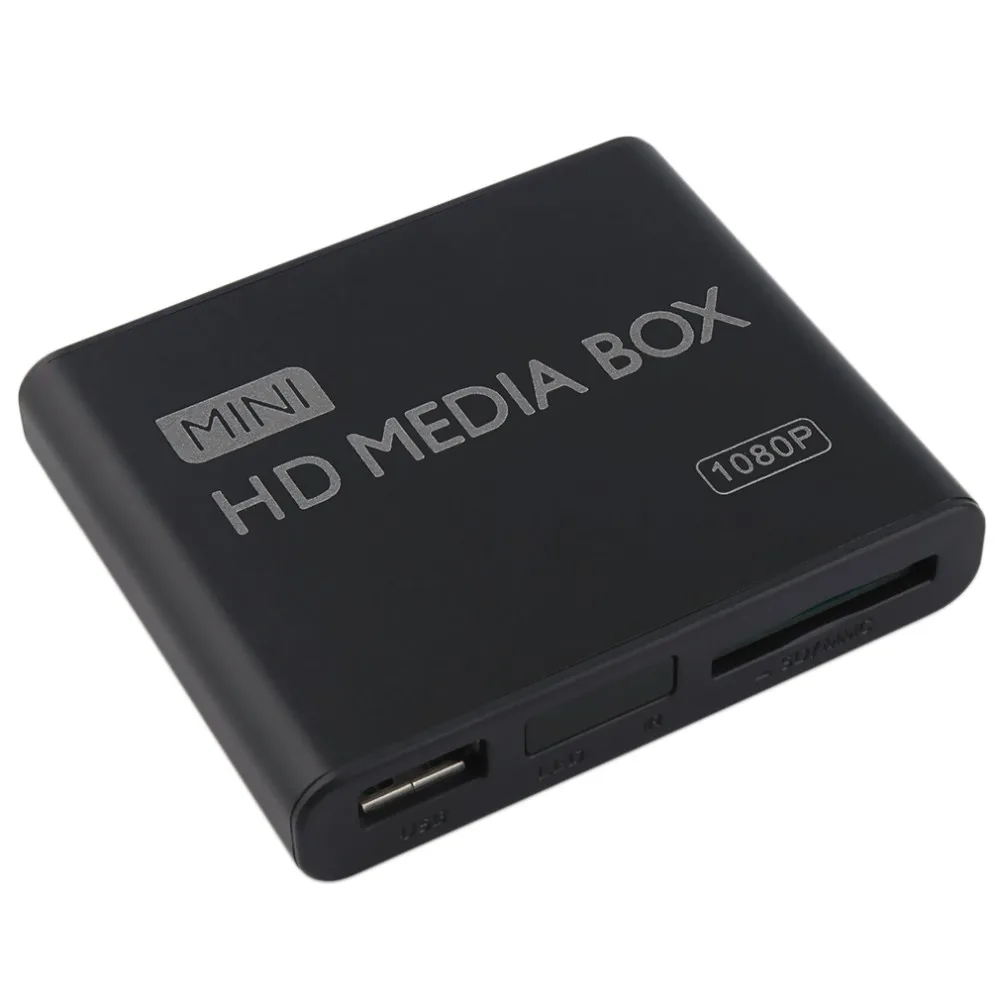 Мини Full 1080 p HD медиаплеер MPEG/MKV/H.264 HDMI AV USB+ пульт с поддержкой MKV/RM-SD/USB/SDHC/MMC HDD-HDMI