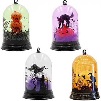 

Halloween Pumpkin Light Witch Light Scene Layout Decoration Decorative Night Light (Battery Self-Provided)