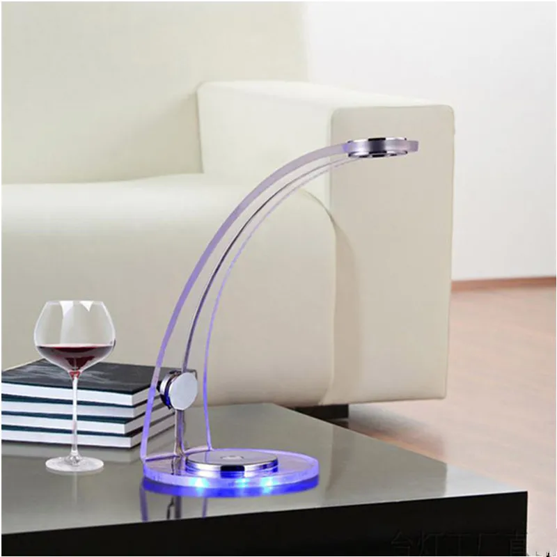 

HZFCEW LED Acrylic Creative Message Board Eye Protection Table Lamp Touch Dimming Gift Lamp Dormitory and Hotel Atmosphere Lamp