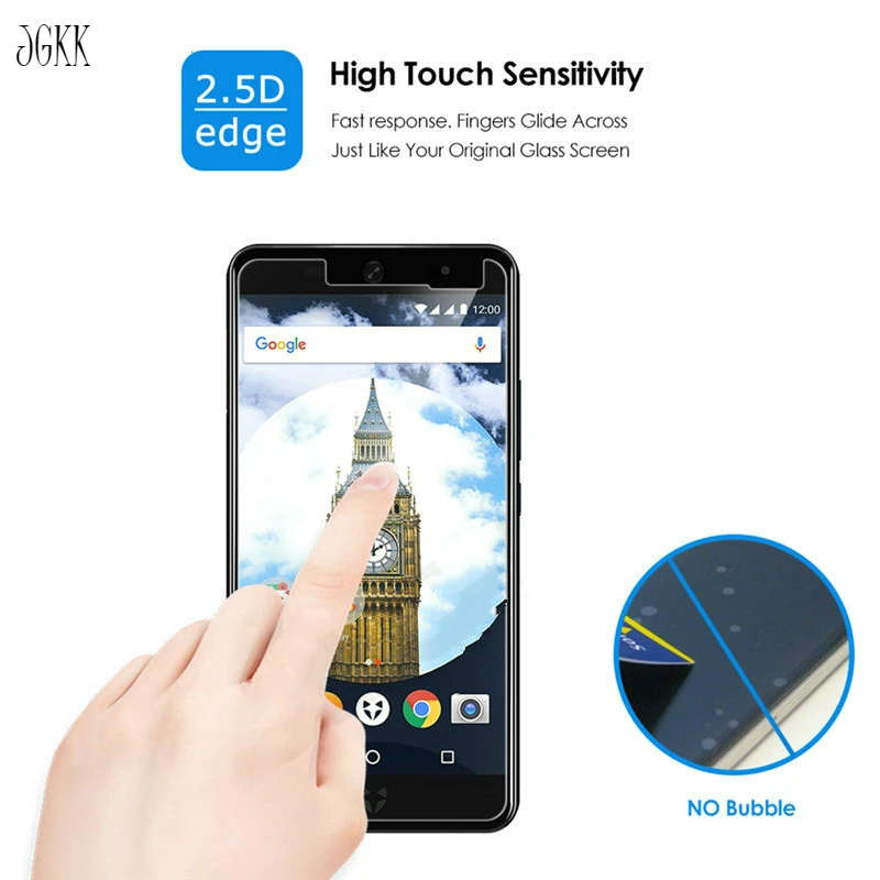 JGKK 2 шт. для Wileyfox Swift Plus 2.5D Закаленное стекло Защитная пленка экрана Swift2 защитная |