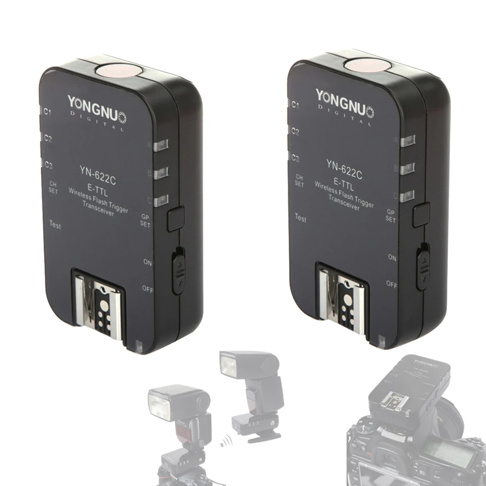 

YONGNUO YN622C YN-622C 622C Wireless ETTL HSS 1/8000S Flash Transceiver Receiver For Canon Support YN568EX II YN-568EX II YN685C