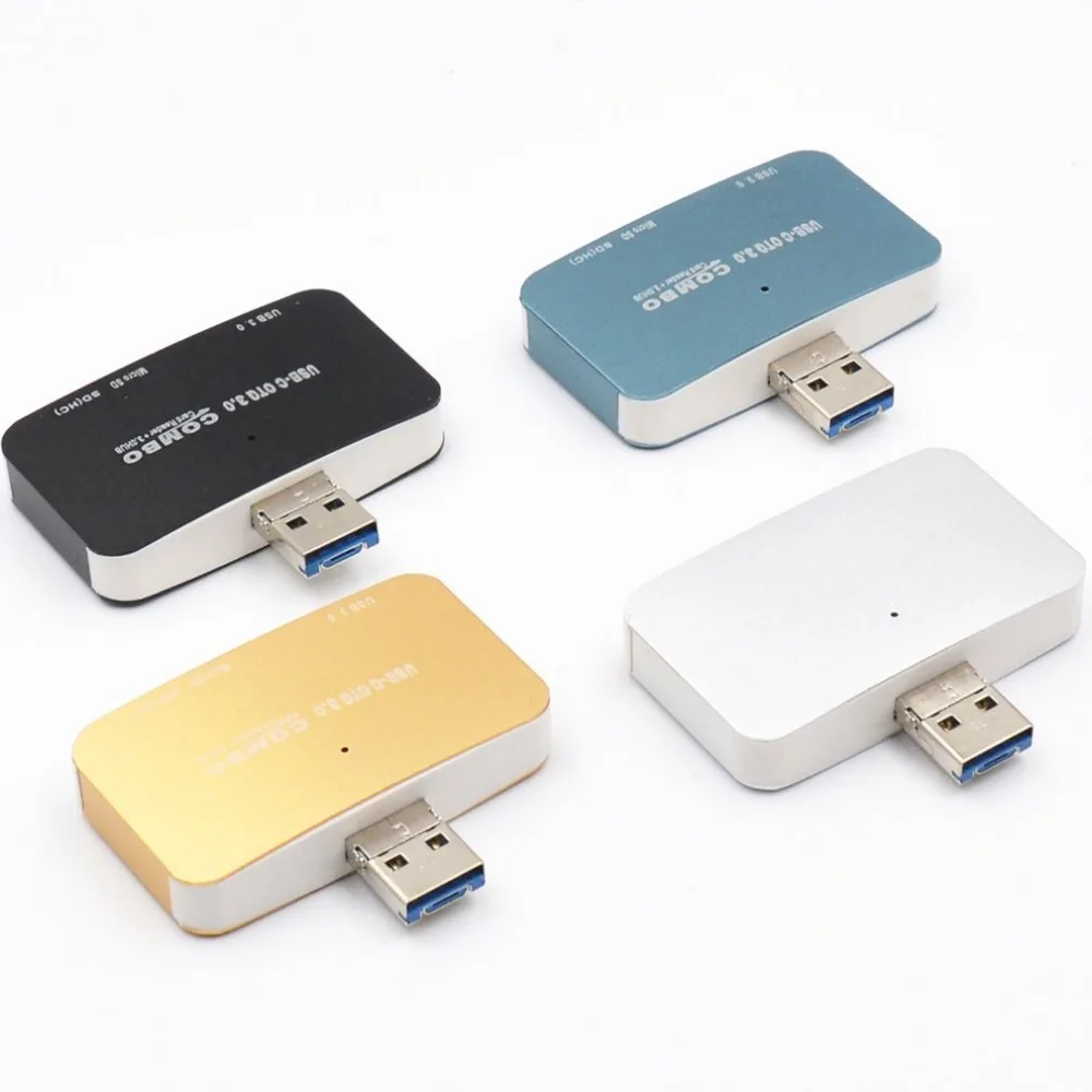 Кардридер USB 3,0 все в одном SD/Micro компактный SD флэш-Карта памяти Адаптер Тип C OTG SD кардридер