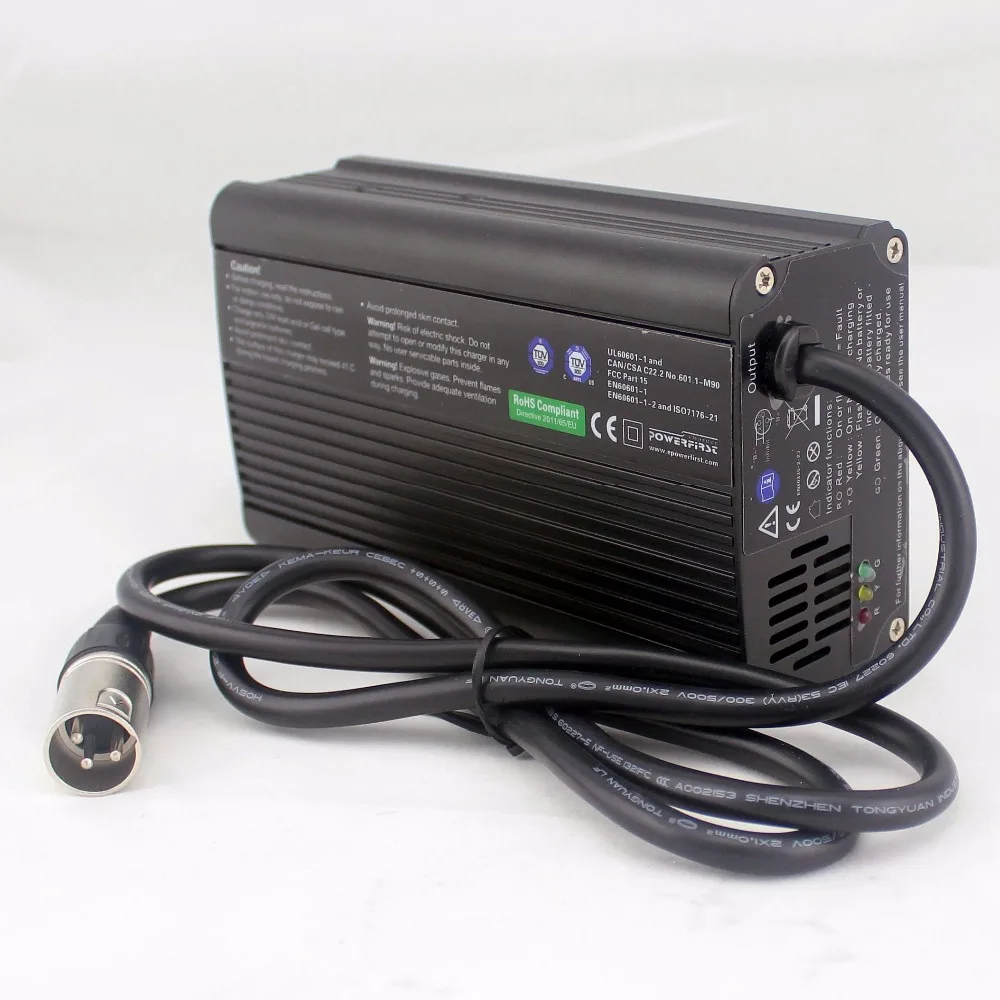 24V 8A lead acid AGM and Gel battery Charger with PFC (Power Factor Correction) circuit For