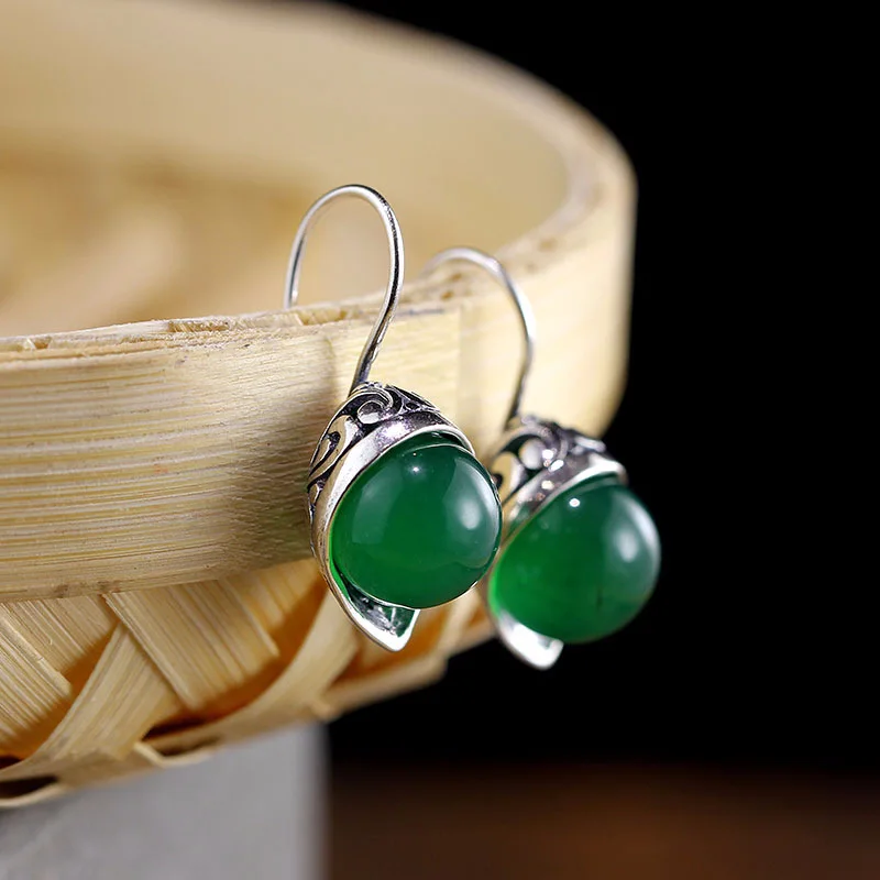 Женское кольцо из серебра 925 пробы с круглым гранатом|earrings for|earrings for womenearring female |