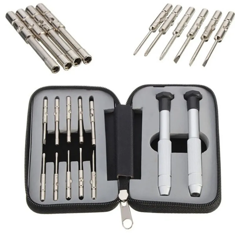 

Professional Glasses Watch Repair Precise Screwdriver Set Suit Watches Hex Tools Handle Cutter Head