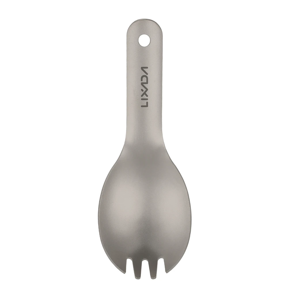 

Lixada Short Handle Titanium Spoon Titanium Spork Children Baby Spoon Outdoor Tableware Camping Cutlery Picnic Flatware Ta8126
