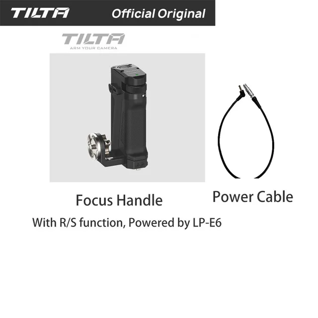 TILTA Боковая ручка фокусировки питание от F550/E6 для z-cam - Цвет: E6 n cable