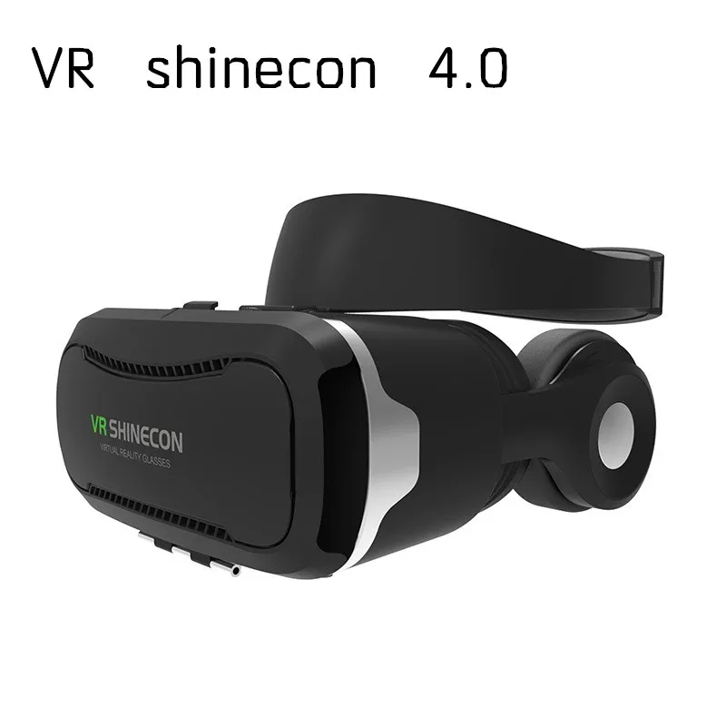 VR shinecon 4 0 и коробка 2 Очки виртуальной реальности 3D шлем картона очки с гарнитурой