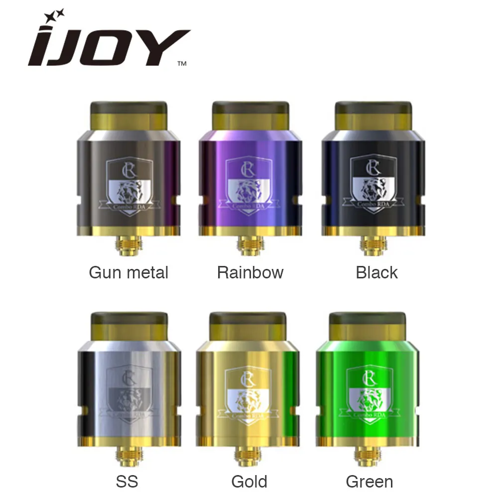 Электронная сигарета IJOY COMBO RDA треугольный бак атомайзер 25 мм Вт/с золотым