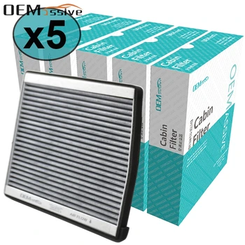 

5x Car Pollen Cabin Air Filter Includes Activated Carbon For Volvo C70 Convertible S60 S70 S80 V70 XC70 Cross Country XC90
