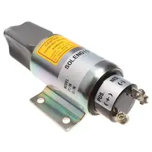 24 V дизельный клапан для остановки работы двигателя клапан 2003-24E7U1B1S2A, 12 V Соленоид отключения подачи 2003-12E7U1B1S2A соленоидный выключатель для SA-3838