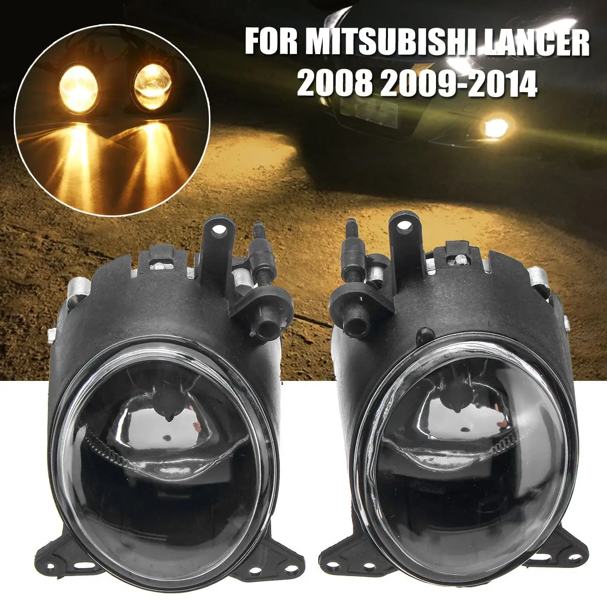 Противотуманная фара в сборе для Mitsubish Lancer 2008 2009 2010 2011 2012 2013 светодиодный автомобиль свет авто аксессуары