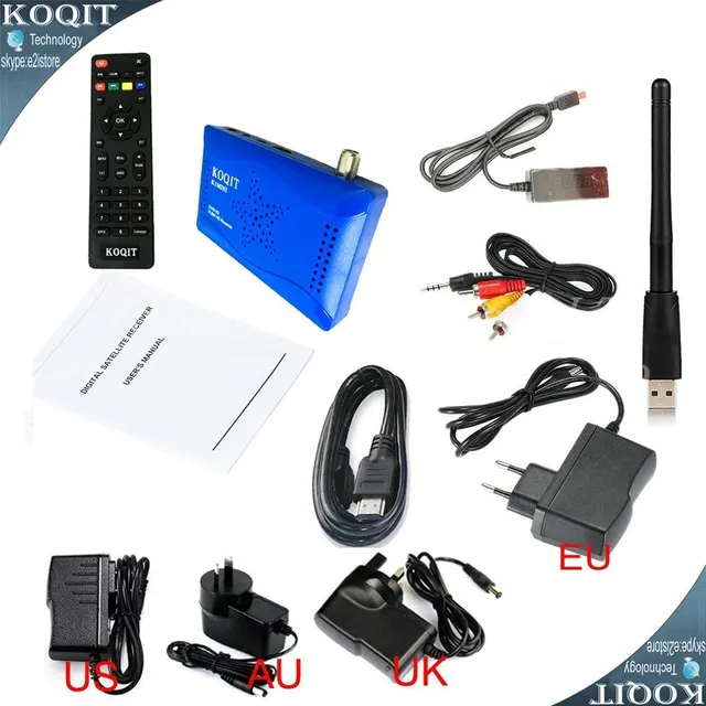 KOQIT K1 Mini Digital Satellite Receiver receptor tv tuner DVB S2