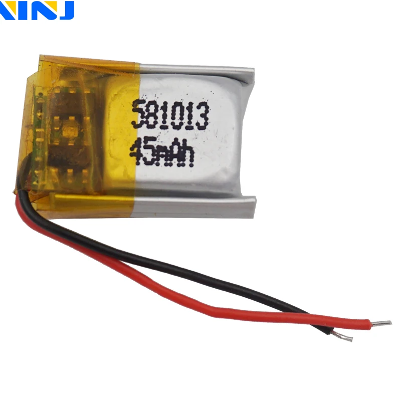 

XINJ 3.7V 45mAh Li Polymer Battery Li po 581013 For mp3/mp4 DIY watch speaker headphones GPS Sat Nav driving recorder bluetooth