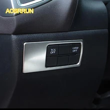 AOSRRUN The large lamp of ABS is used to adjust the large lamp switch panel Cover Car accessories For Mazda CX-4 2016 2017