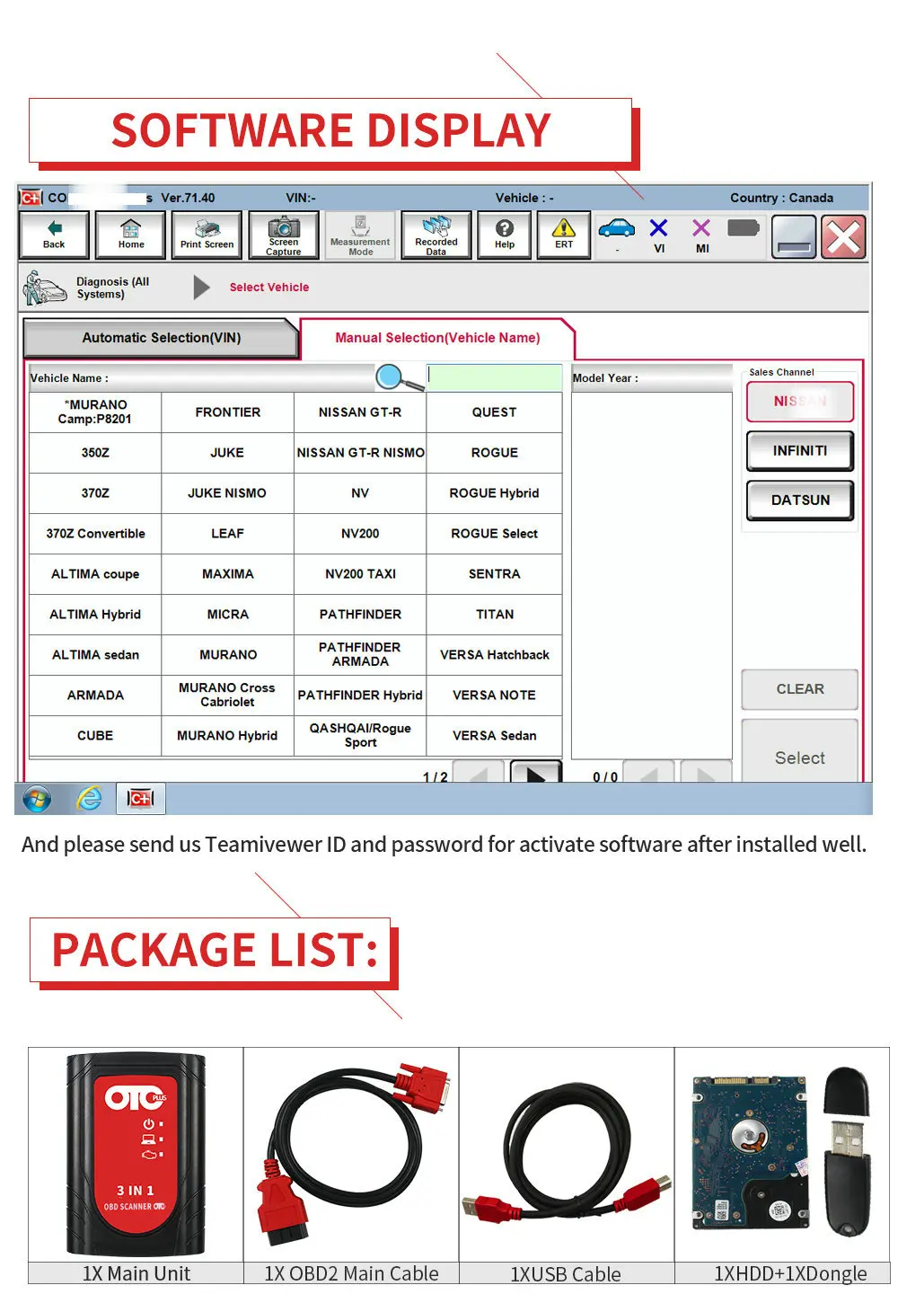 Новейший OTC плюс 3 в 1 V14.10.028 GTS TIS 3 OTC сканер IT2 последний V13.10.019 для IT3 GTS OTC сканер Авто диагностический инструмент