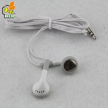 Белые дешевые одноразовые наушники в ухо/наушники для вечерние автобус или Поезд Самолет или школа в подарок низкая цена 100 шт