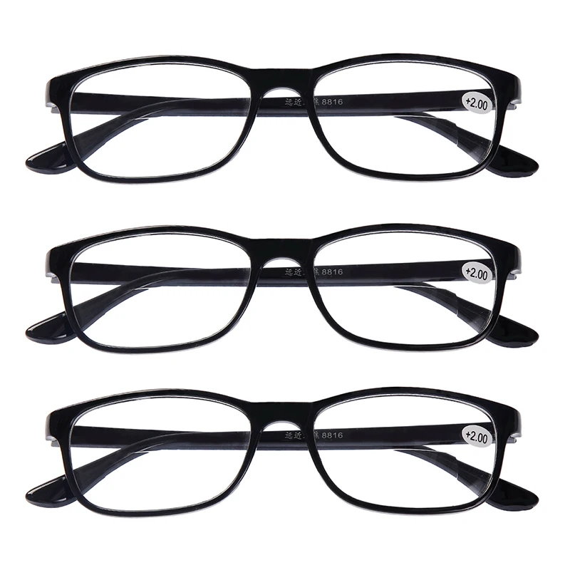 3x Classic Bifocal Reading Glasses Mens Womens Everyday Use Readers