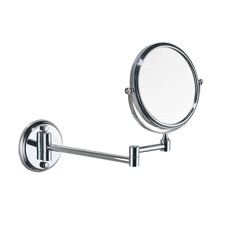 Auswind Modern Folding Telescopic Mirror Bathroom Make up Mirror 8 Inch