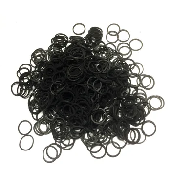 

15# black 500 pcs Tattoo Needle Bar Rubber Band Small Single Wrap Machine Black Colored Tattoo Machine supply Needles