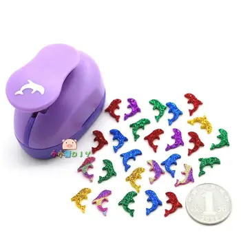 

free ship dolphin paper punch 15mm 5/8'' shapes craft punch diy puncher paper cutter scrapbooking punches scrapbook eva punch