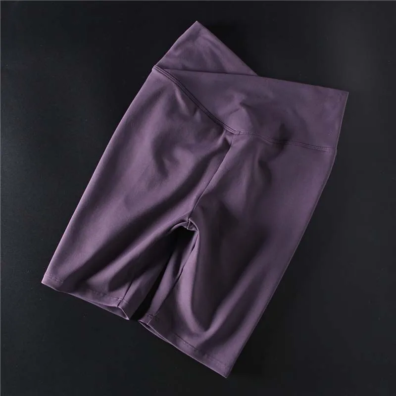 Women's Yoga Shorts Tights High Waist Sports Quick Dry Athletic Skinny Fitness Running Workout Riding