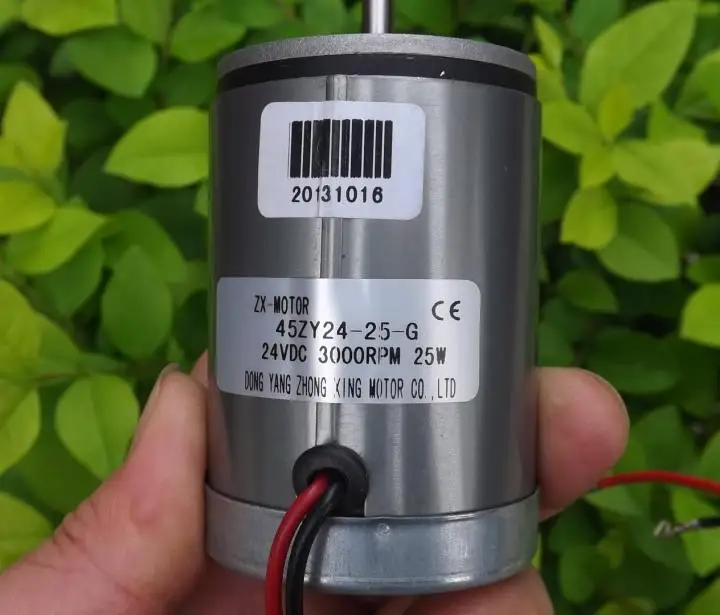 3 шт. DC24V 3000 об/мин 25 Вт 45ZY24 миниатюрный DC Постоянный магнит мотор может быть