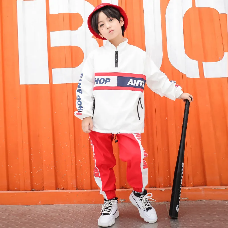 Foreign Trade Hip Hop Children's Clothing Sport Set 2018 New Spring Boys Street Dance Clothes Kid Snake Pattern Loose Suit (7)