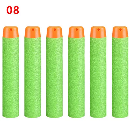 Gun Bullets Multicolor 7.2cm EVA Soft Hollow Hole Head Refill Darts Toy for Toy Gun  Series Blasters Kids Birthday Gifts