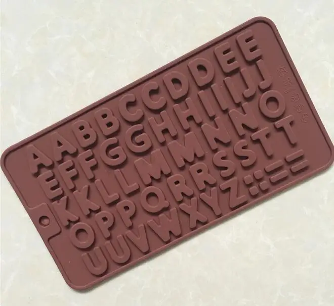 30pcs 3d Double 26 Letters Shape Or 0 9 Numers Chocolate Molds Happy 