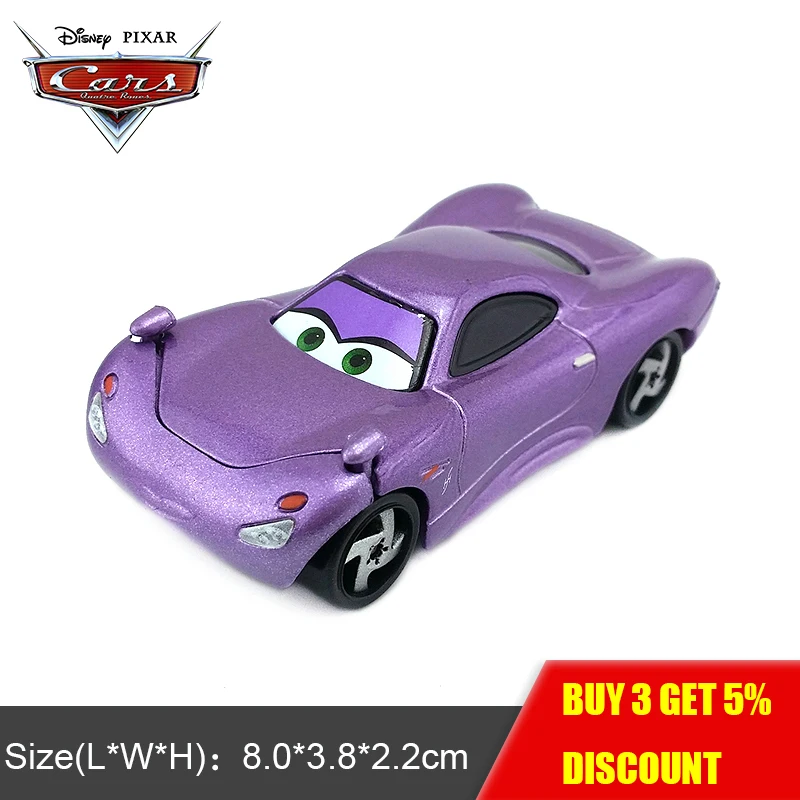 Дисней Pixar тачки Холли Shiftwell 1:55 Металл литье под давлением автомобиля развивающие