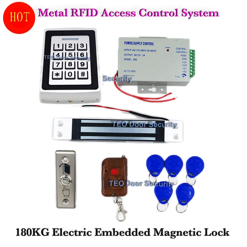 2000 пользователей металлический Автономный контроллер доступа с клавиатурой 180 кг Встроенный Электрический замок Maglocks Нержавеющая сталь Кнопка