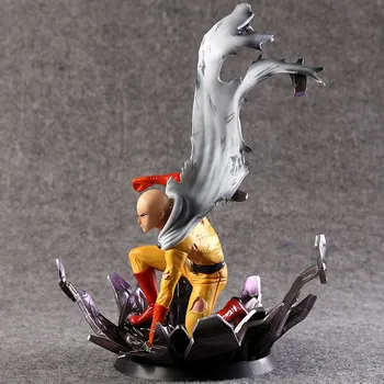 

New Comic Anime Statue One Punch Man Saitama Battle State 24cm Figure Figurine Toys