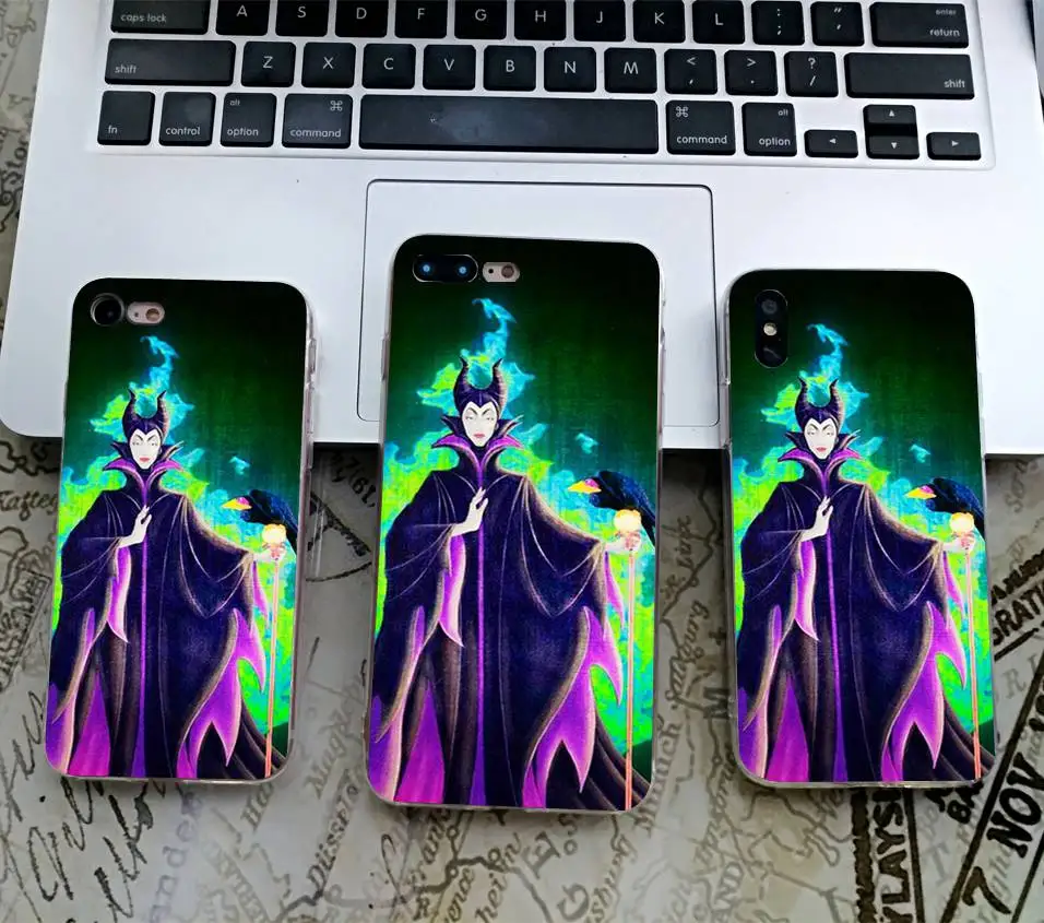 Чехол Minason Angelina Jolie Maleficent Selfie для iPhone X 5 S 5S XR XS Max SE 6 6S 7 8 Plus прозрачный мягкий силиконовый чехол