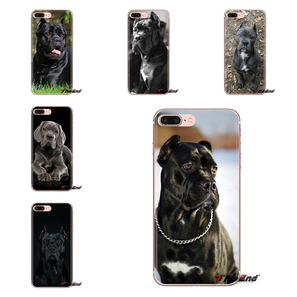 

Phone Cases For Xiaomi Mi4 Mi5 Mi5S Mi6 Mi A1 A2 5X 6X 8 9 Lite SE Pro Mi Max Mix 2 3 2S Italian dogs Cane Corso italian mastiff