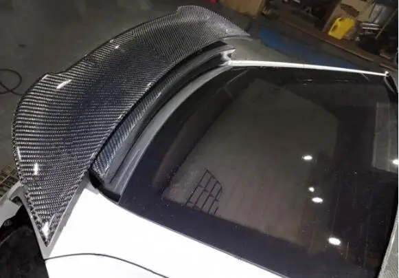 970 углеродного волокна заднего крыла багажник выступ Спойлеры для Porsche Panamera 2010 2011