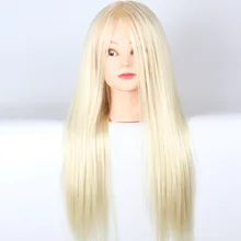 High Quality Hairdressing Practice Training Head White Hair Doll Cosmetology Mannequin Heads Women Hairdresser Manikin Sale High Quality Hairdressing Practice Training Head White Hair Doll Cosmetology Mannequin Heads Women Hairdresser Manikin Sale